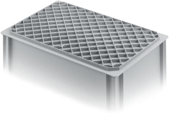 SparSet 10x Eurobehälter mit geschlossenem Griff | HxBxT 40x30x40cm | 37 Liter | Grau | Eurobox, Tra
