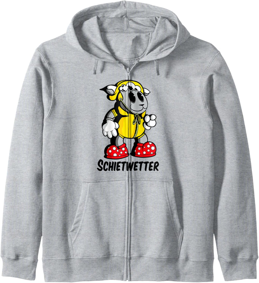 Schaf Regenjacke Plattdeutsch Schietwetter Kapuzenjacke