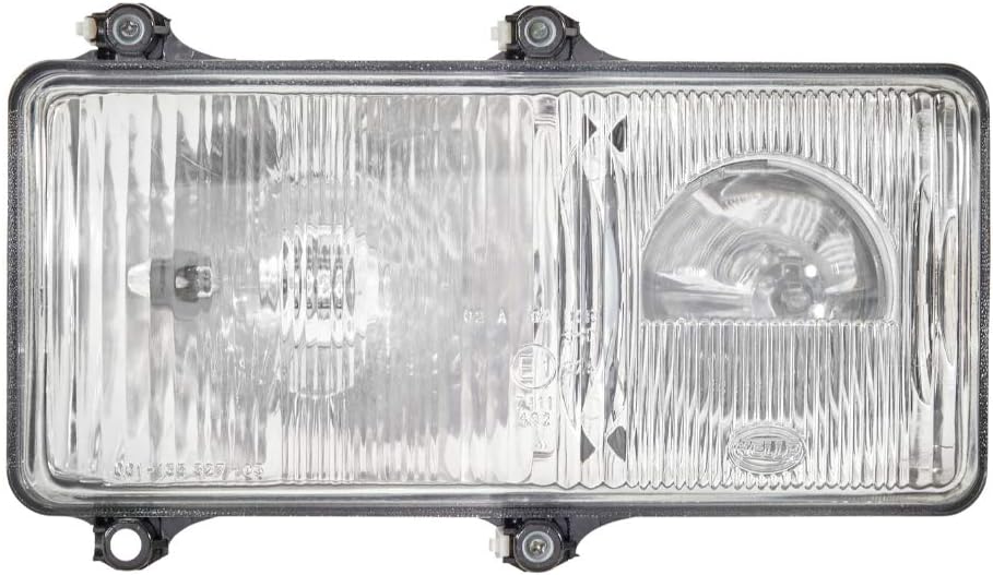 HELLA - DE/Halogen-Hauptscheinwerfer - 12/24V - Referenzzahl: 27.5 - Einbau - links - 1DL 005 600-09