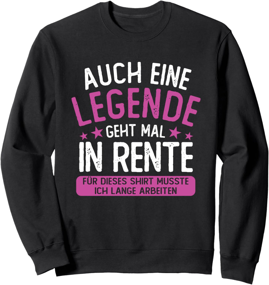 Rentnerin 2022 Eine Legende geht in Rente - Rentnerin Sweatshirt