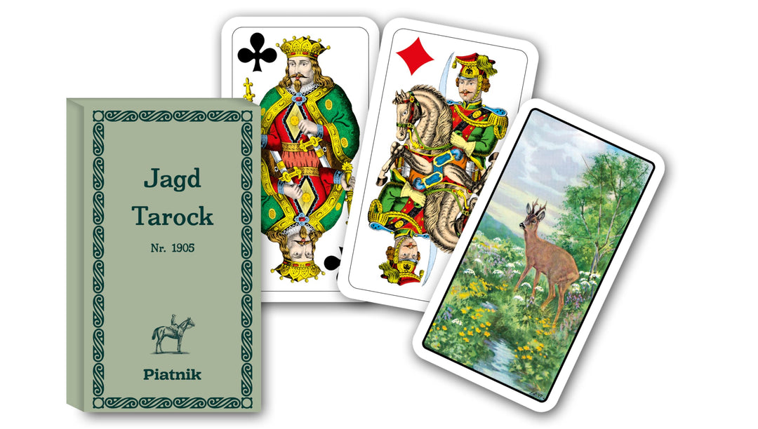 Piatnik 1905 Jagdtarock, Braun, Grün und Schwarz