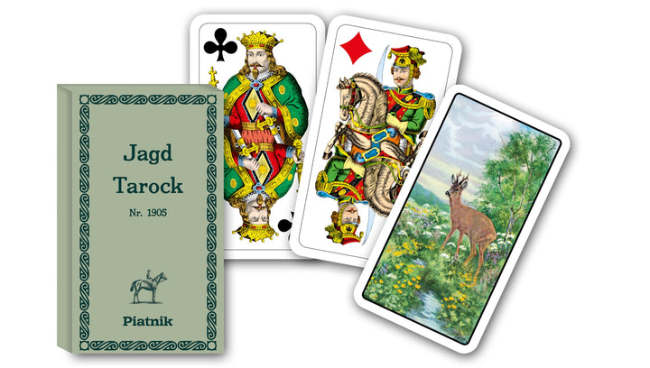 Piatnik 1905 Jagdtarock, Braun, Grün und Schwarz