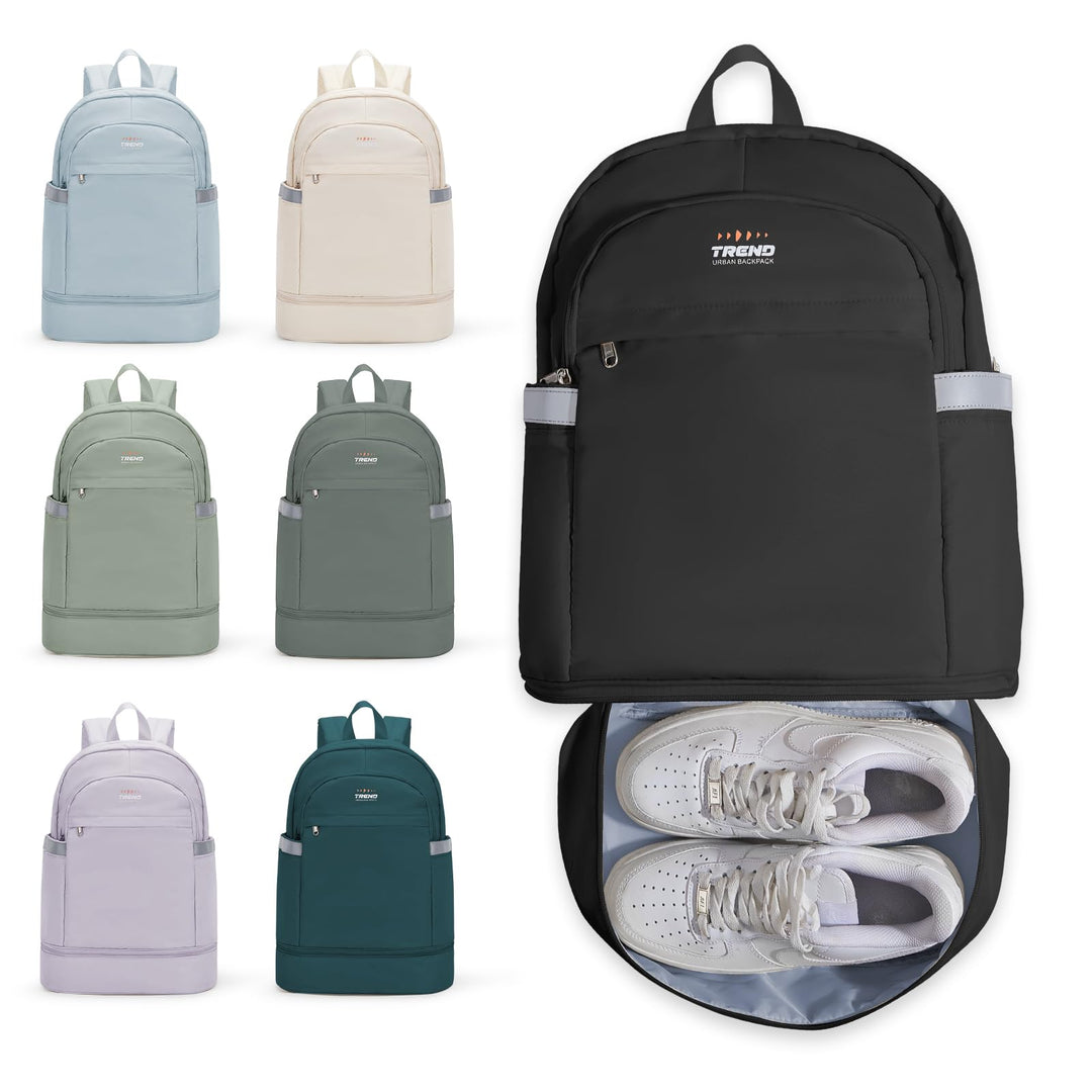 SZLX Sportrucksack für Frauen mit Schuhfach und Nasstasche Faltbarer Handgepäckrucksack Grosser Reis