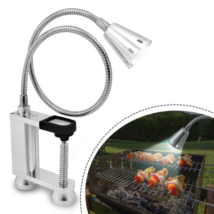 RUNQIN Grill Licht,Magnetischer 360° Flexibel Grilllampe Grillbeleuchtung LED zubehör Verstellbare O