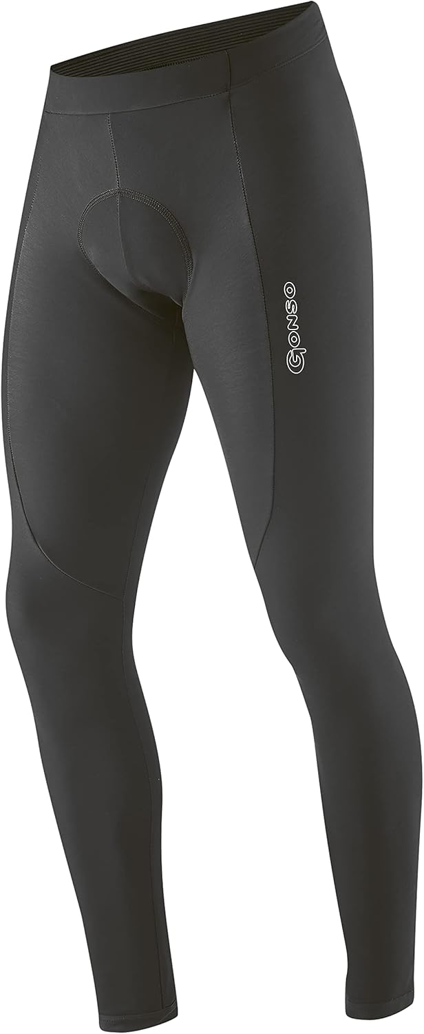 Gonso Herren He-Radhose-Ther Sitivo Tight M 3XL Black/Brightgreen, 3XL Black/Brightgreen