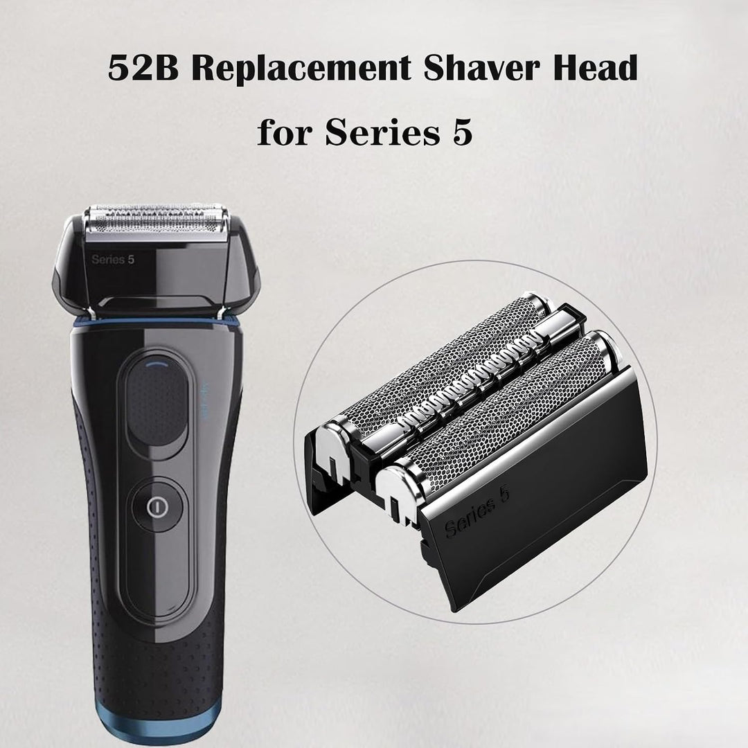 Elektrischer Scherkopf für Braun Serie 5,52B Kompatibel Mit Braun Series 5 Scherkopf,Schwarz Series