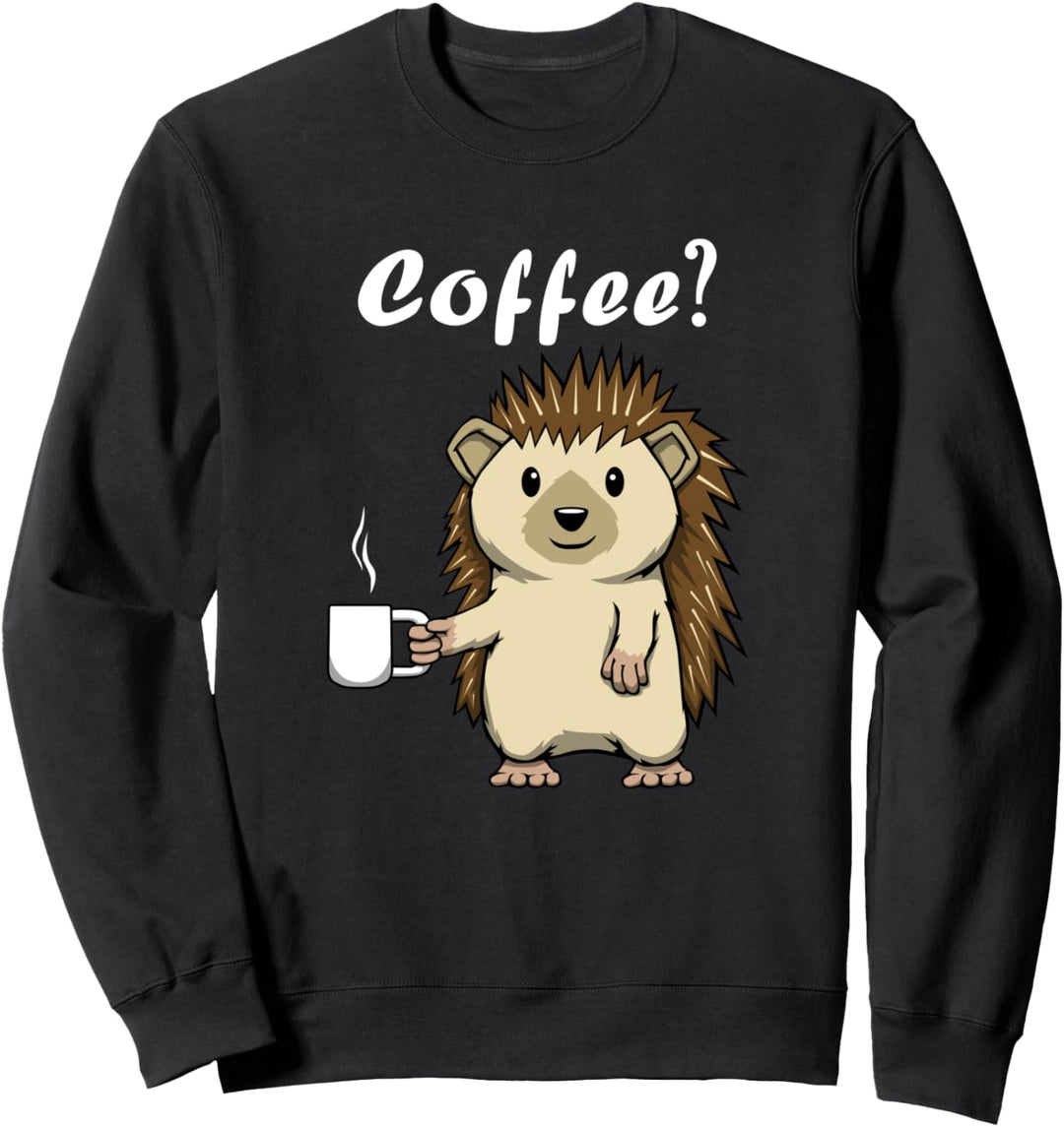Igel Kaffee Lazy Monday Büro Sweatshirt