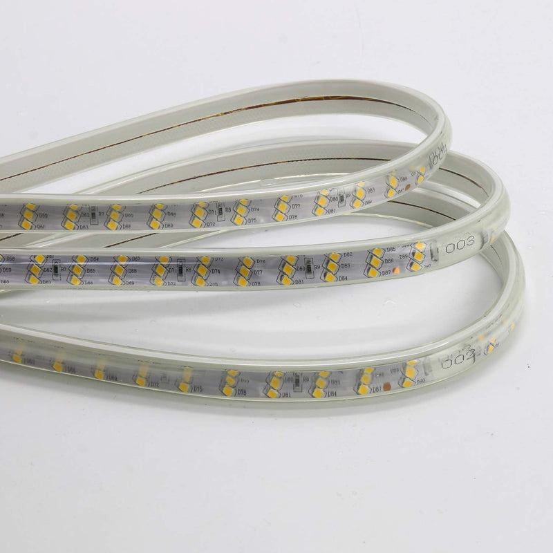 FOLGEMIR 1m LED Band – Warmweiss, 3 schiefe Reihen 2835 SMD 180 Leds/m Strip, ganz helle Beleuchtung