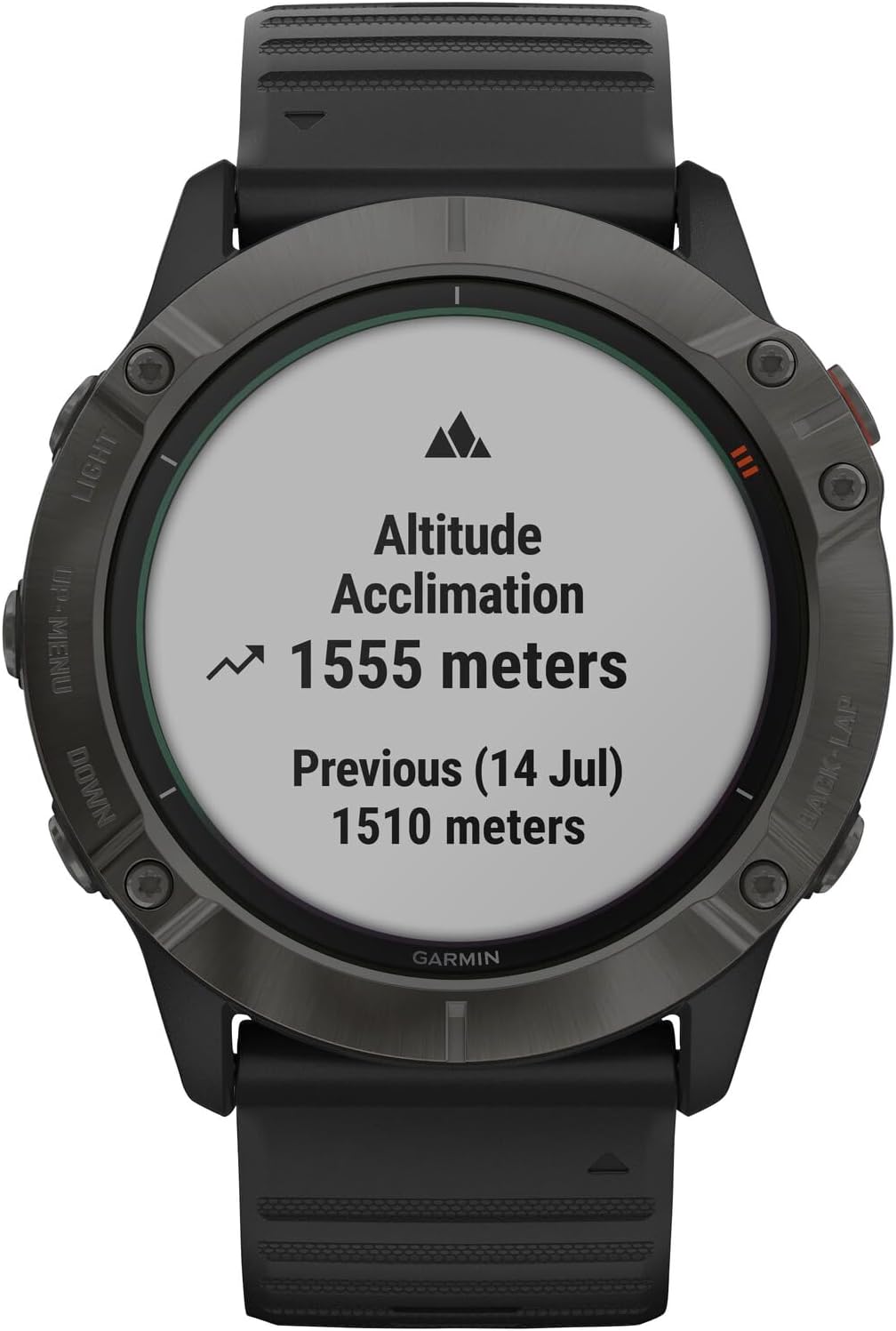 Garmin Fenix 6X Solar Titanium DLC schwarz/grau, 010-02157-21