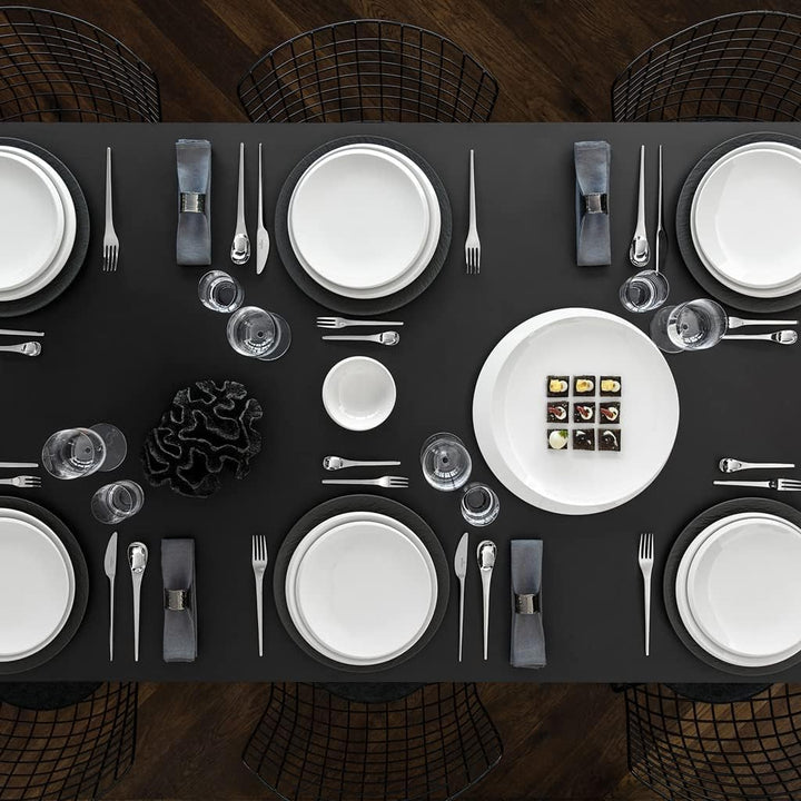 Villeroy und Boch - NewMoon Gourmetteller, moderner Essteller für den festlichen Anlass, Premium Por