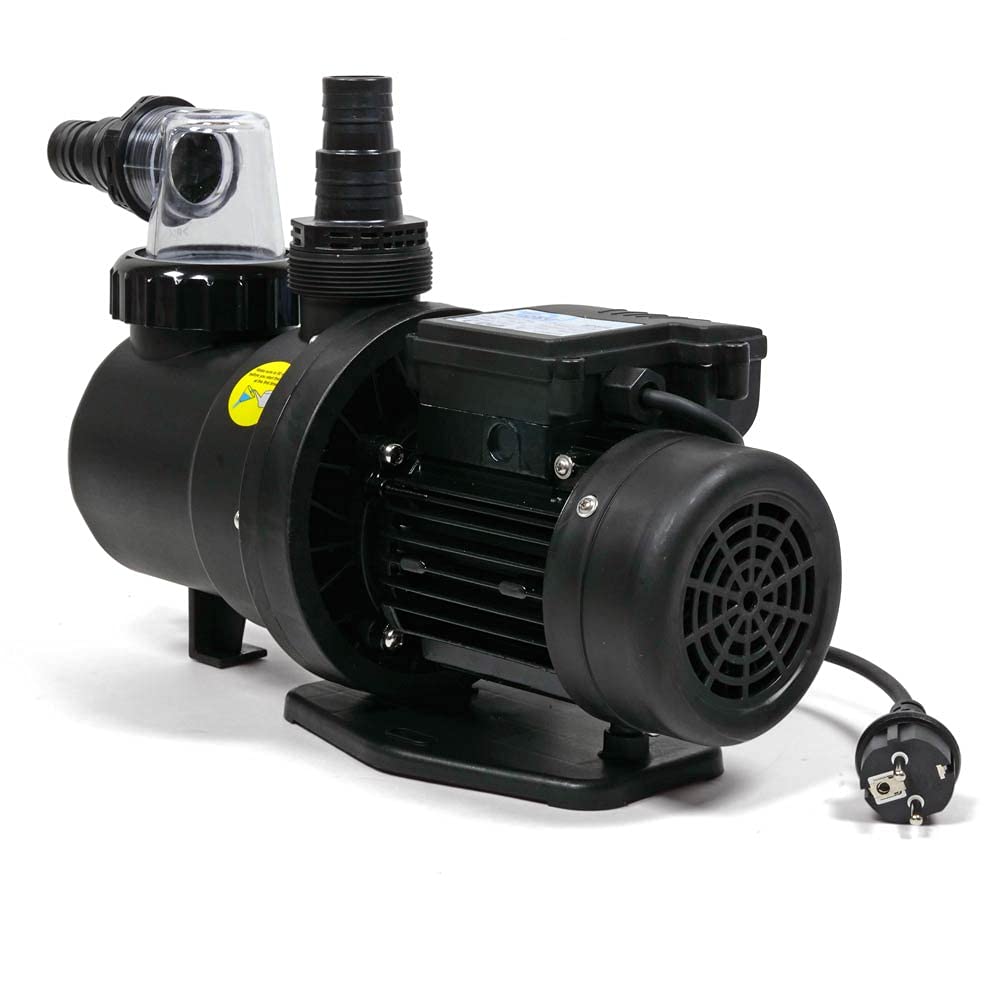 Selbstansaugende Pool Umwälzpumpe SPS 100 mit Vorfilter - 8,0 m³/h Förderleistung bei 6 m Wassersäul