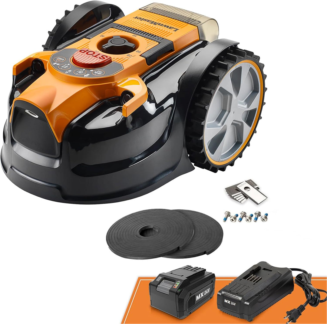 VBRM16 Plus OcuMow® Mähroboter kabellos für Rasenflächen bis zu 200 ㎡ Hindernisvermeidung Geräuschar