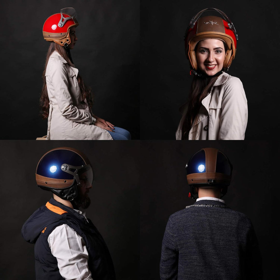Soxon® SP-325 Urban „Black“ · Jet-Helm · Motorrad-Helm Roller-Helm Scooter-Helm Moped Mofa-Helm Chop