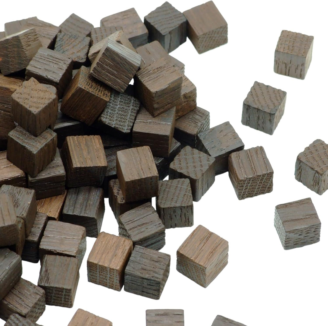 AlcoFermBrew Eichenholz Cubes Französisch 100g - Starkes Toasting, Eichenholz Chips, Kleine Eichen W