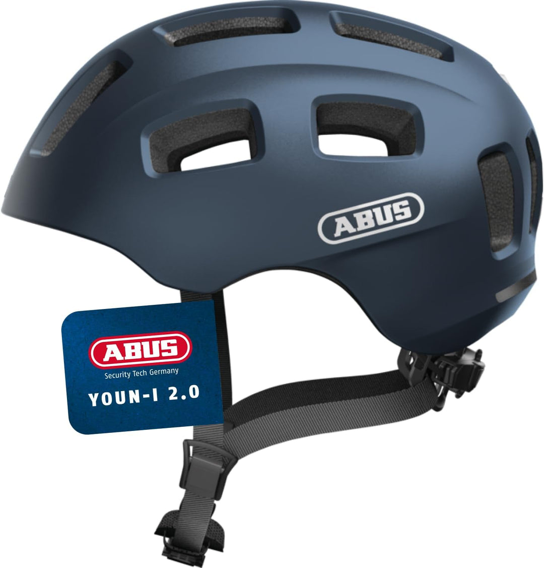 ABUS Fahrradhelm Youn-I 2.0 - mit Licht für Kinder, Jugendliche und junge Erwachsene - für Mädels un
