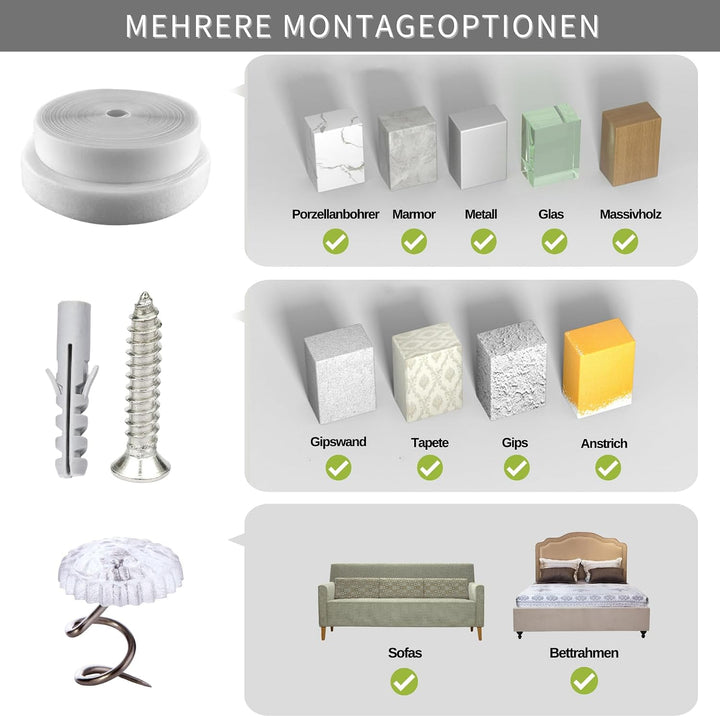 JanYoo 2 Stück Kratzmatte aus Sisal, Kratzmatte für Katzen, mit Klebeband, Katzenkratzmatte, Teppich