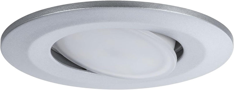 Paulmann 99929 LED Einbauleuchte Calla rund 3er Set 3x6W IP65 neutralweisse Einbaustrahler Chrom mat