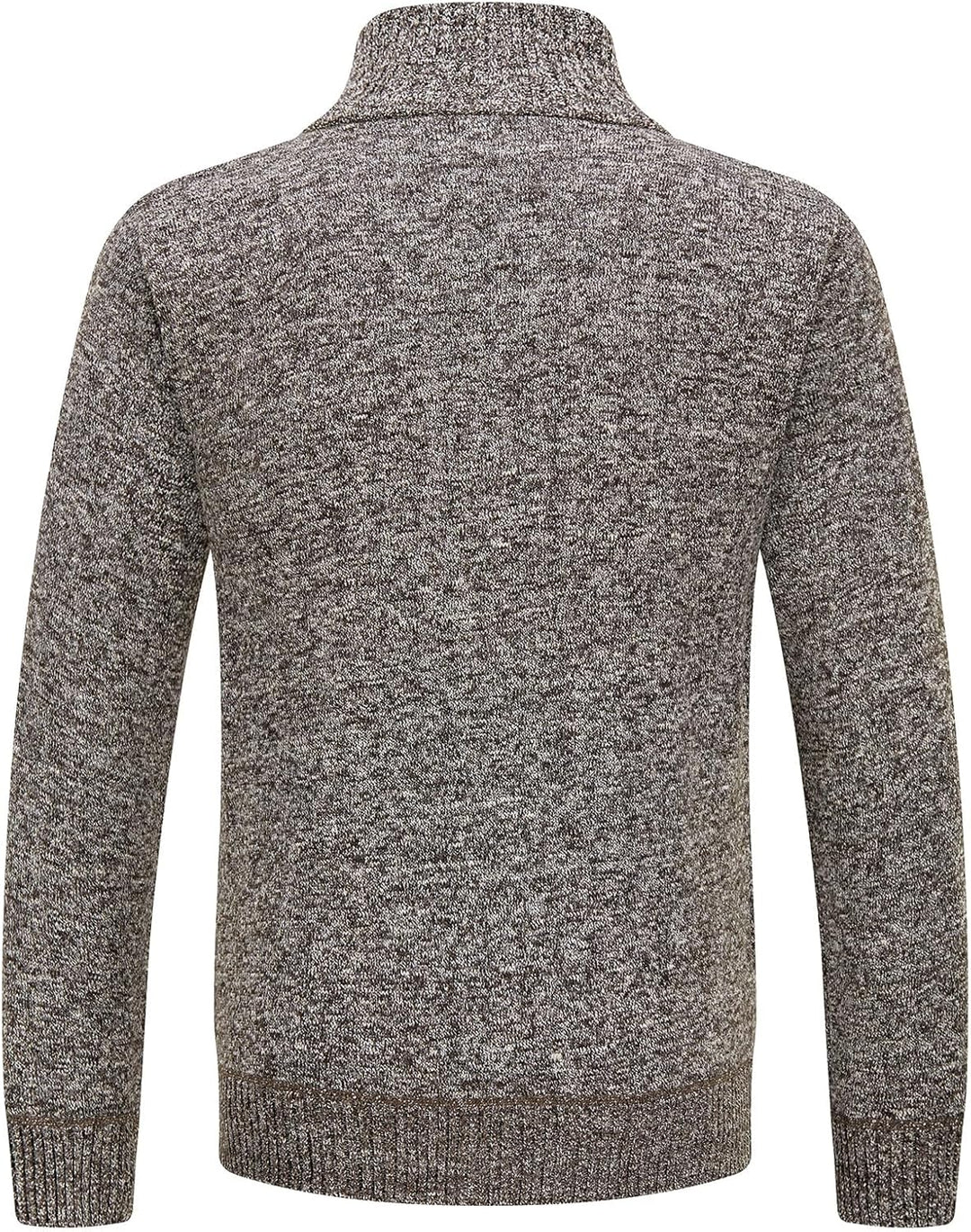 KUDORO Strickjacke Herren Cardigan Trachtenjacke mit Reissverschluss Gestrickt Wintermantel Strickja