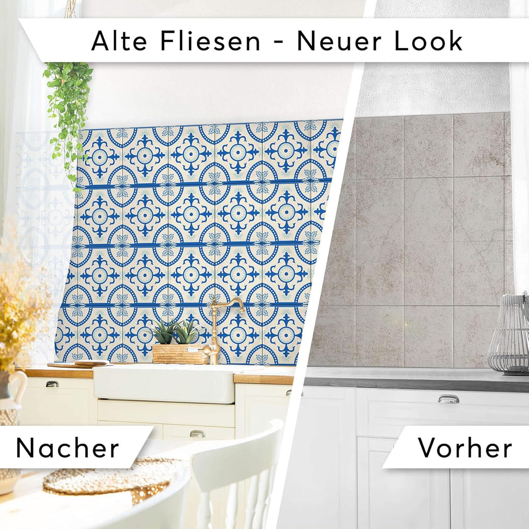 CREATISTO Mosaik Klebefliesen Stickerfliesen Fliesenfolie - Aufkleber Folie für Fliesen I Stickerfli