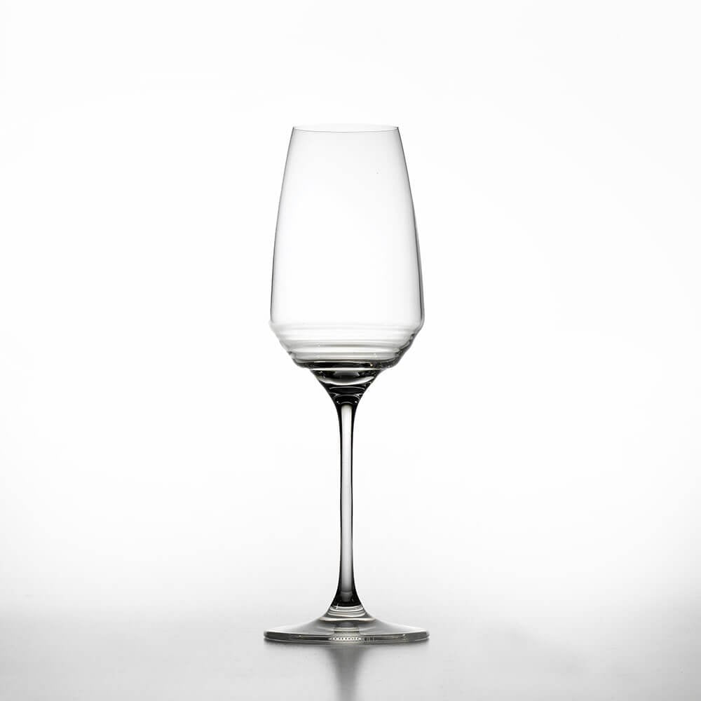 Zafferano Esperienze - Glasflöte, Weinverkostungs-Set, Hergestellt aus Kristallglas, cl 38 h 245mm d