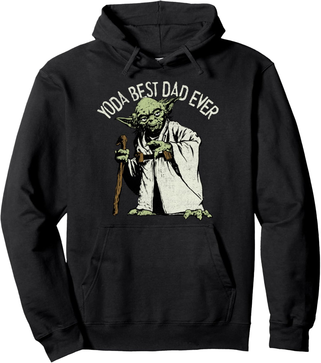Star Wars Yoda Der beste Papa Portrait T-Shirt Pullover Hoodie
