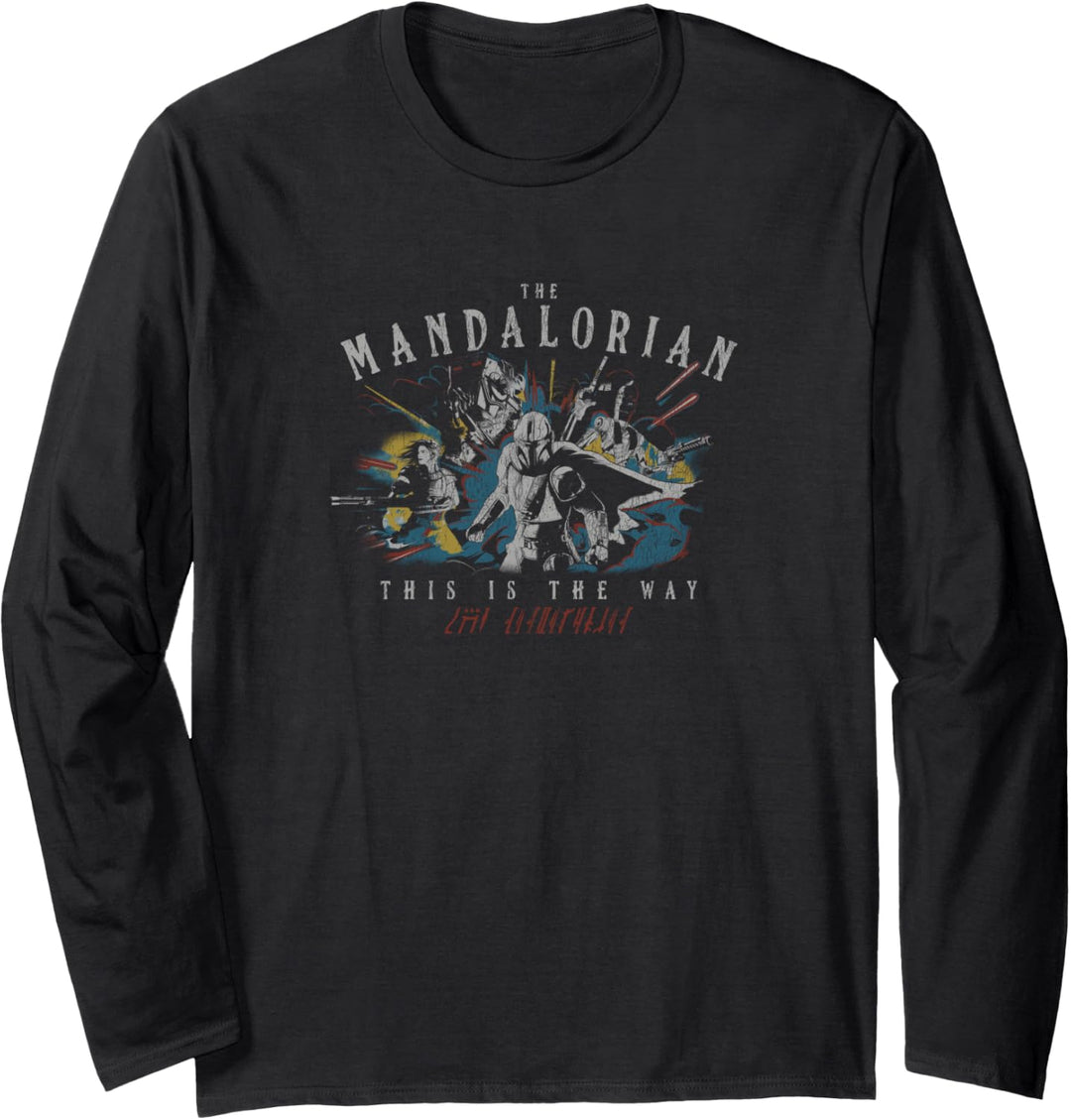 Star Wars The Mandalorian Old Timer Langarmshirt