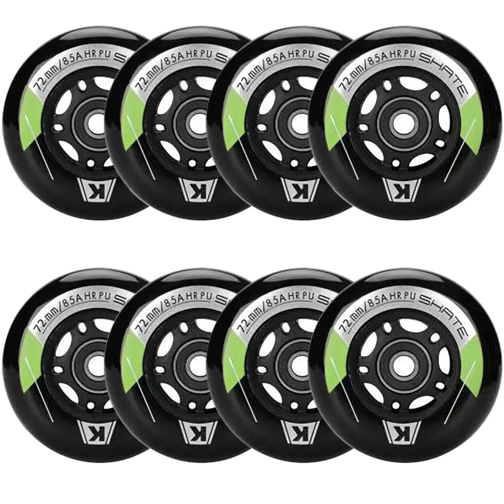 Inline Skate Rollen 80mm 76mm 72mm - 8 Stück Inline Skate Räder 85a inliner rollen mit kugellager AB