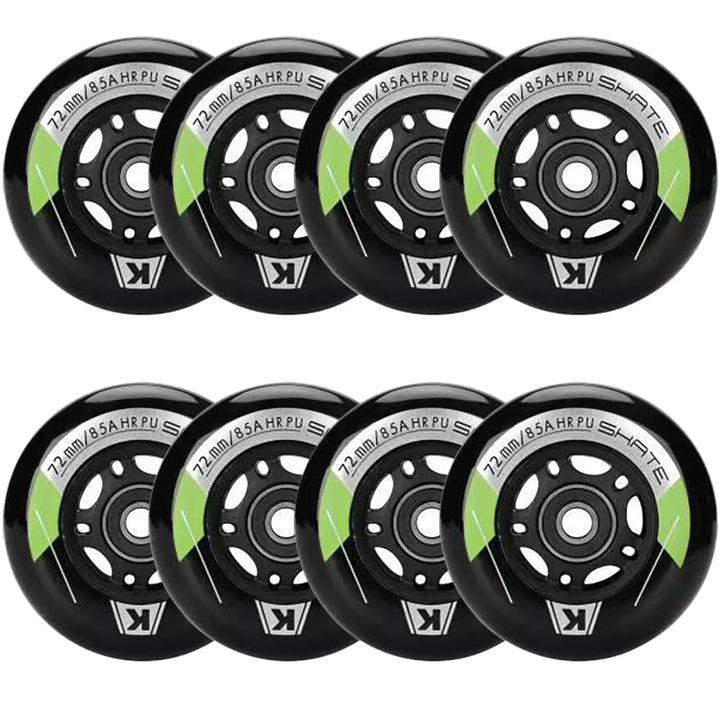 Inline Skate Rollen 80mm 76mm 72mm - 8 Stück Inline Skate Räder 85a inliner rollen mit kugellager AB