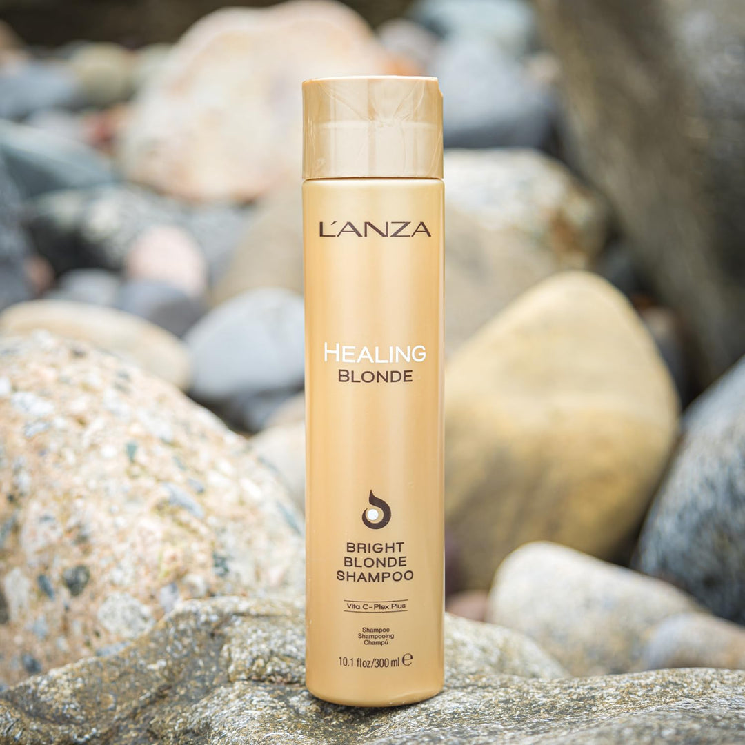 L'ANZA Heilende Blondine Hellblondes Shampoo (300 ml), Für Natürliches & Entfärbtes Blondes Haar - V