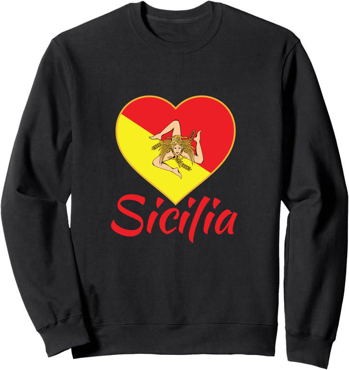 Sizilian Stolz - Sicilia - Ich liebe Sizilien Trinacria Sweatshirt