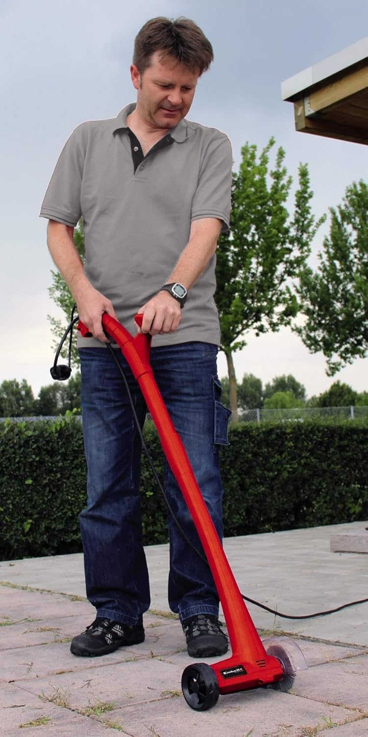 Einhell Elektrischer Fugenreiniger GC-EG 1410 (140 W, 1.200 1/min, ergon. Führungsholm, wechselbare