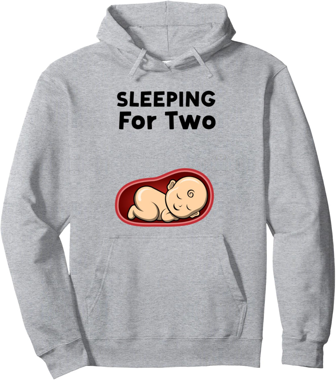 Lustiger Spruch Sleeping Baby Tired Mom Pullover Hoodie