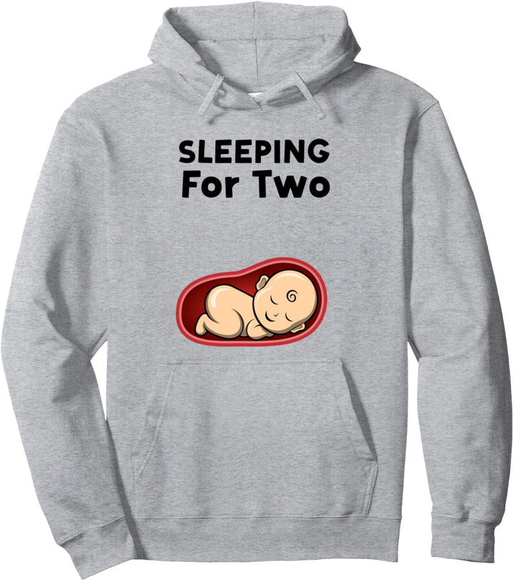 Lustiger Spruch Sleeping Baby Tired Mom Pullover Hoodie