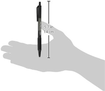 BIC Cristal Xtra Glatte Medium Kugelschreiber (1,0 mm) frischen Atem Box, schwarz. 13 Schwarz, Schwa