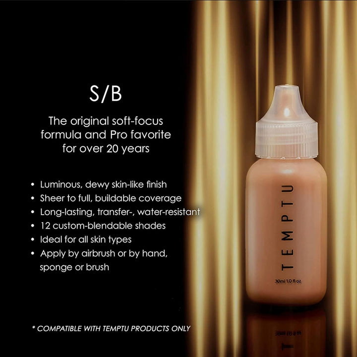 TEMPTU S/B FOUNDATION / 30ML (GOLDEN HONEY), 30 ml (1er Pack) GOLDEN HONEY