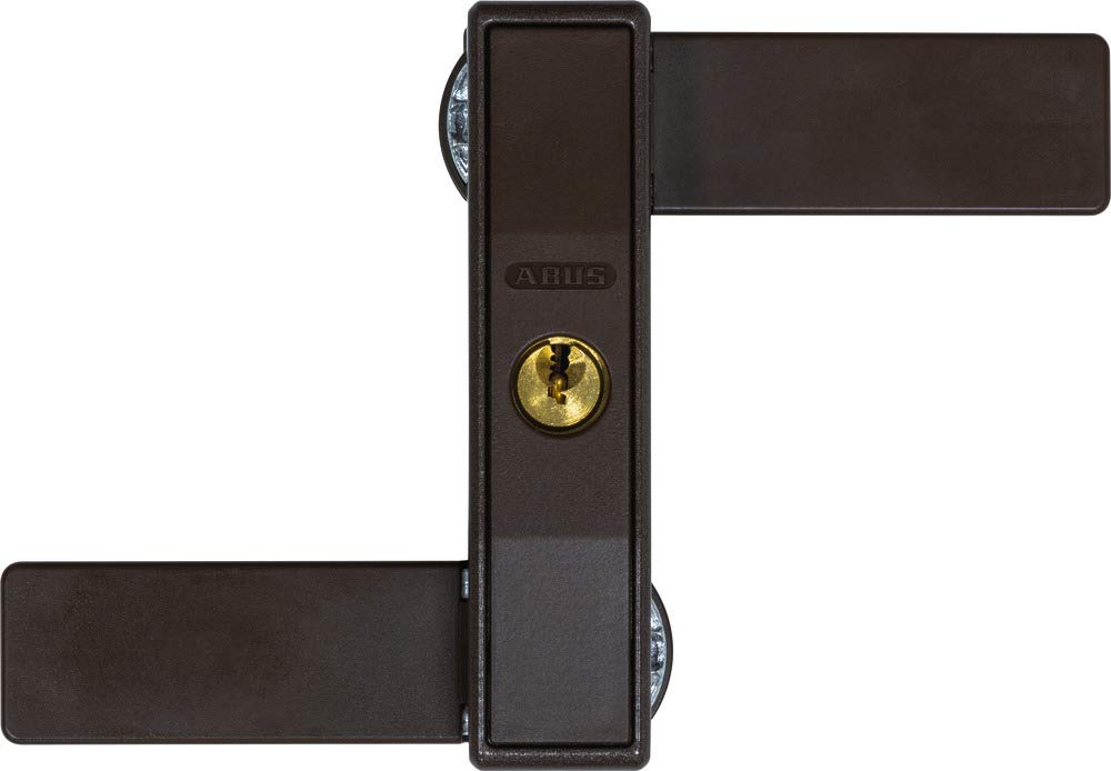 ABUS 85002 2530 B gl. AL0145 Fensterschloss Braun gleichschliessend AL0145, Braun gleichschliessend