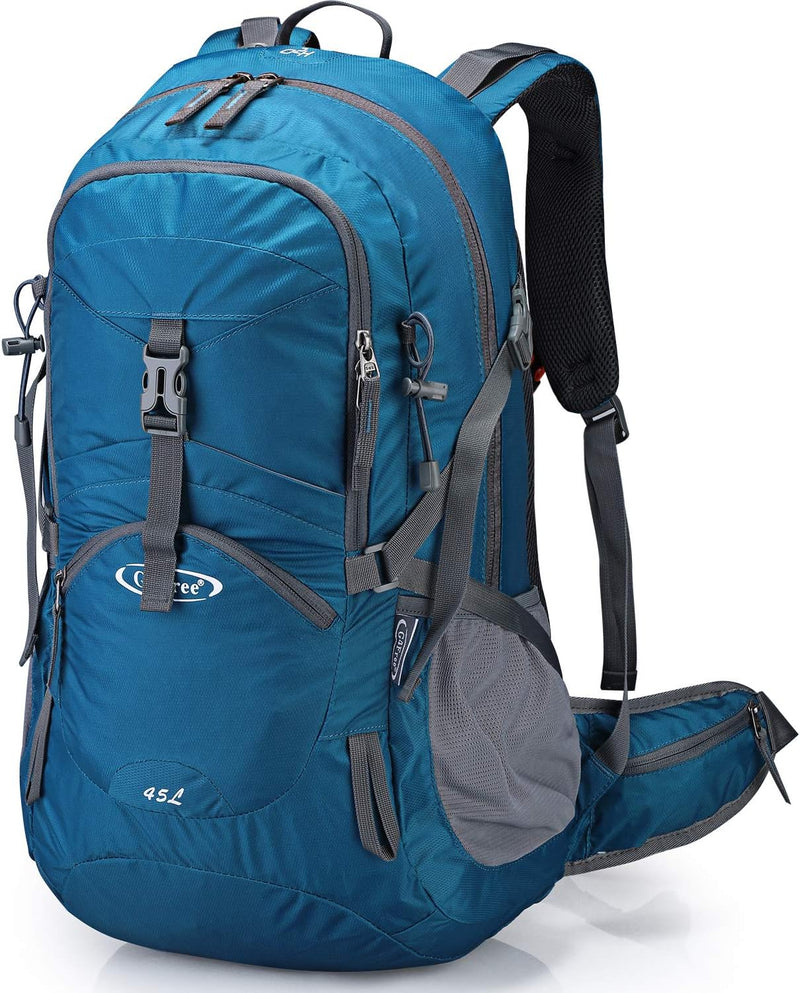 G4Free 45L Wanderrucksäcke mit Regenschutz Wasserdicht Trekkingrucksack Reiserucksack Outdoor Campin