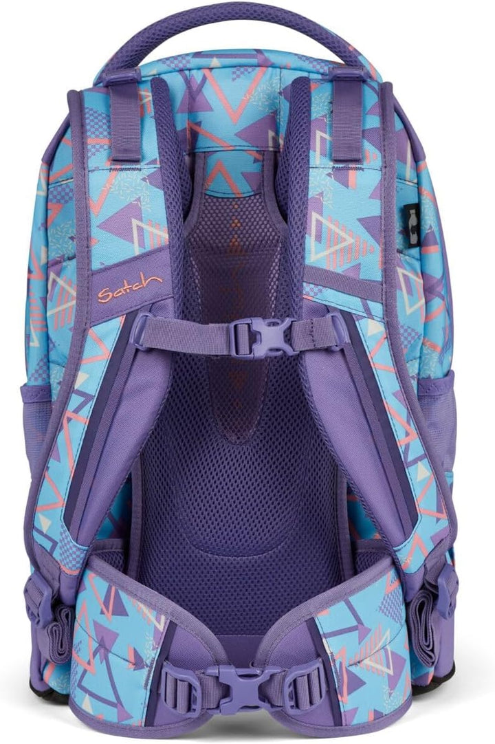 satch Pack Schulrucksack Set 2.tlg inkl. Schlamperbox 80s Dance, 80s Dance