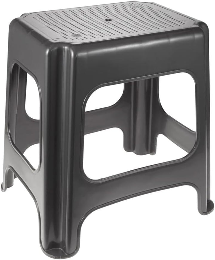 keeeper Maxi-Hocker, Polypropylen, Grau/Graphit, 41 x 33,5 x 42,5 cm Funny Farm, Funny Farm