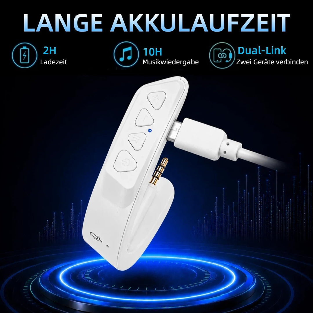 YOCOWOCO Drahtloser Bluetooth 5.0 Adapter für Bose QuietComfort QC25 Kopfhörer, aptX/MIC/Lautstärker