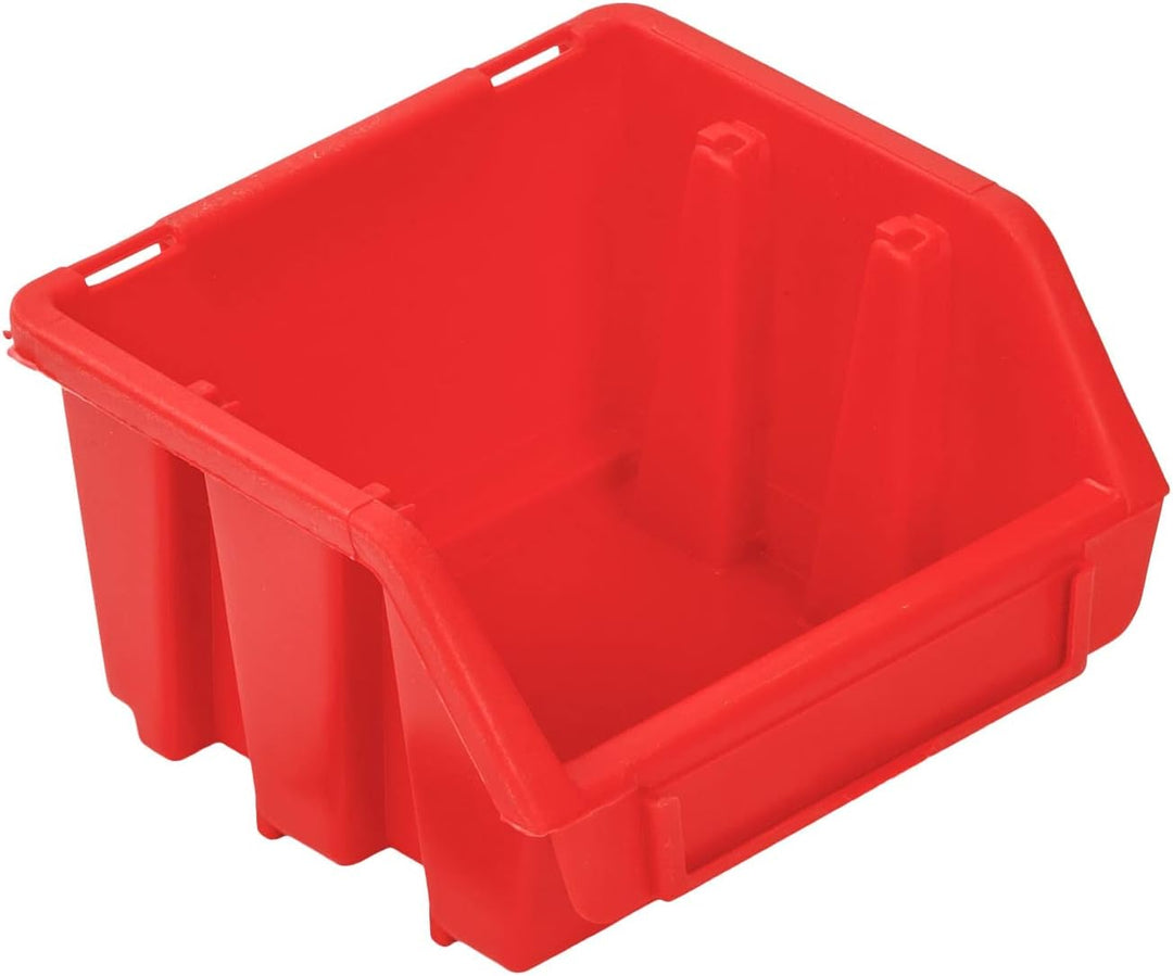 Stapelboxen Set – 10x Stapelbox für Werkzeugwand 115 x 75 x 118 mm – Sichtbox Stapelkasten Stapelbox