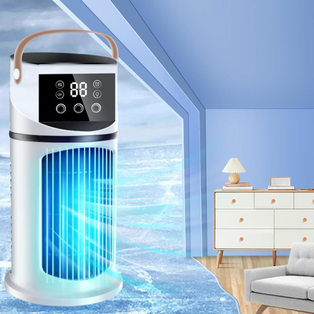 Small Usb Klimaanlage For Auto Zelt Zimmer, Mini1 Cooler Ventilator Mit Eiswürfel, Luftreiniger Und
