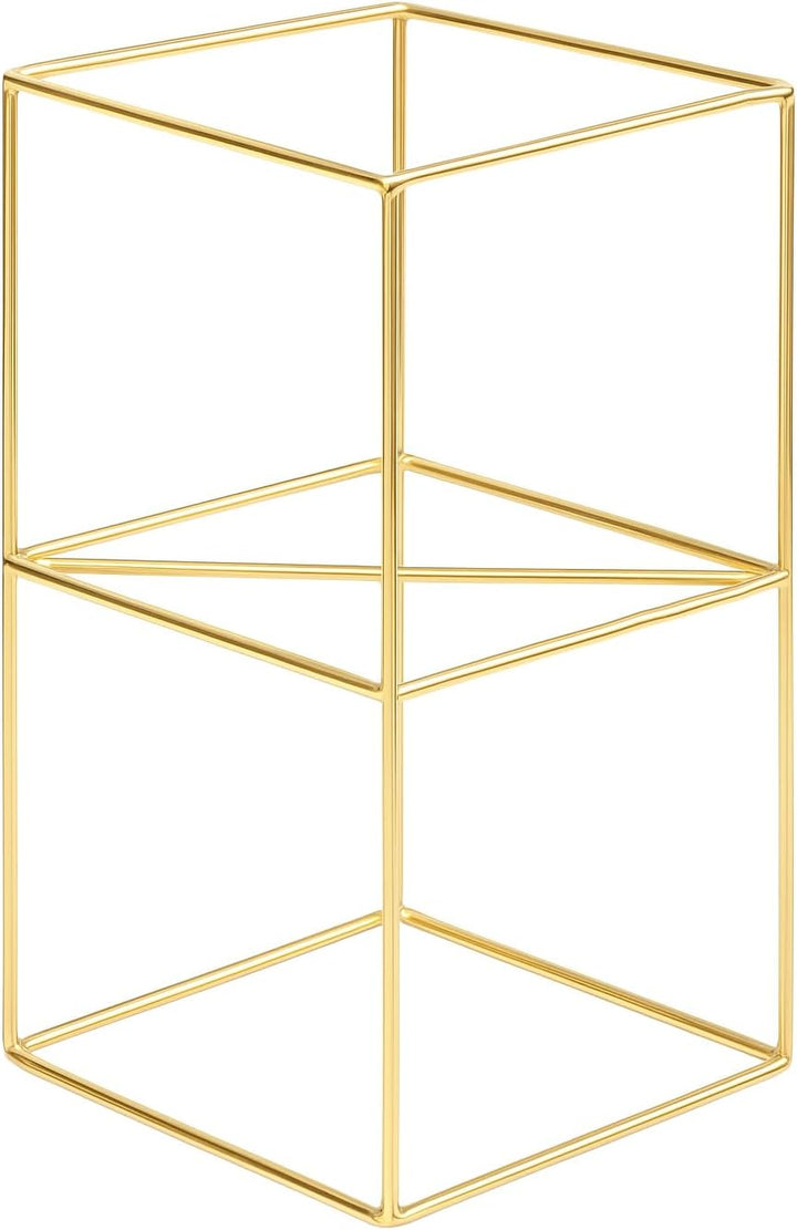 Pflanzenständer Filo - 24x24x40cm - Farbe Gold - für Zimmerblumen - Metallregal - Dekorativer Tisch