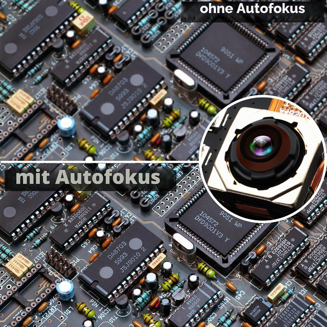 SVPRO 48MP Autofokus USB Kameramodul mit Licht, USB Webcam Board Nachtsichtkamera für Computer, Indu