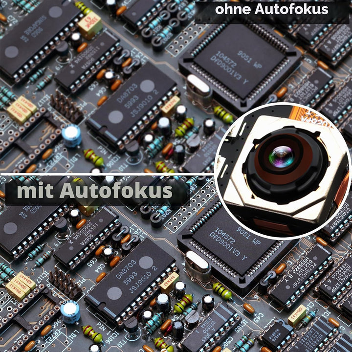 SVPRO 48MP Autofokus USB Kameramodul mit Licht, USB Webcam Board Nachtsichtkamera für Computer, Indu