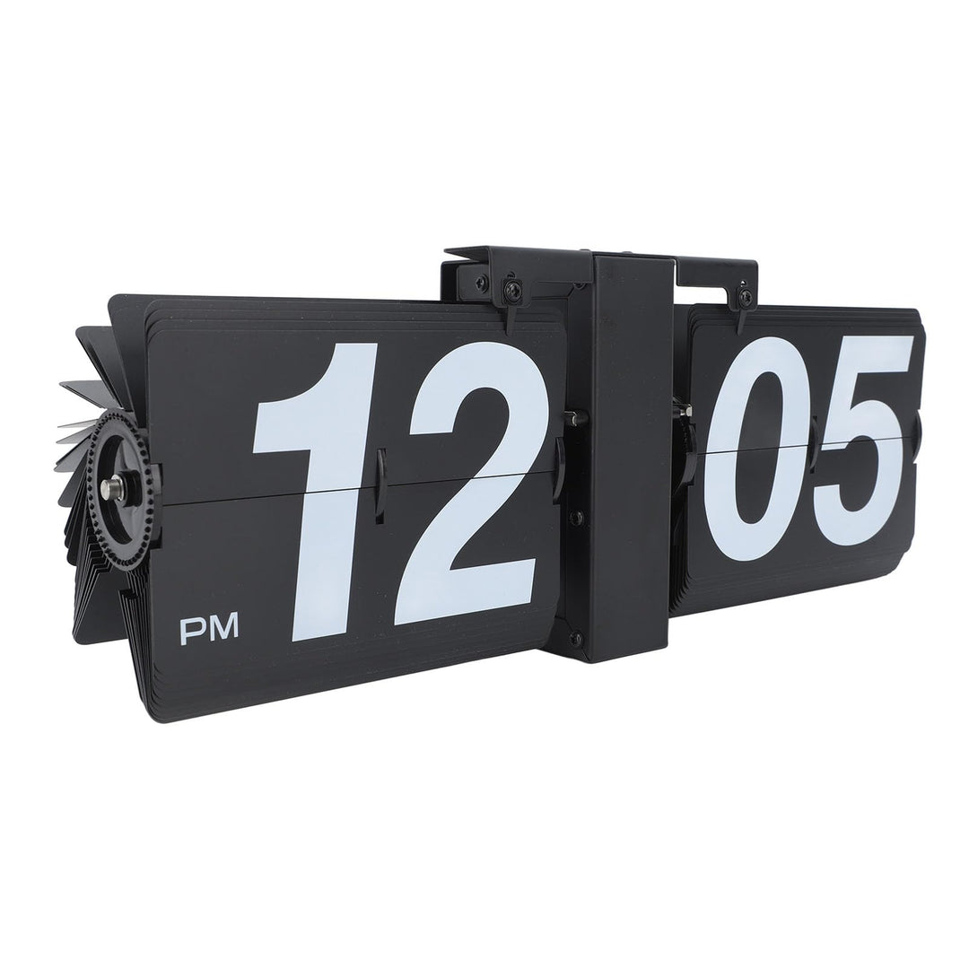 Tonysa Flip Clock Digital, Flip-Schreibtisch-Regaluhr Im Retro-Stil, Mechanische Digitalanzeige, Bat