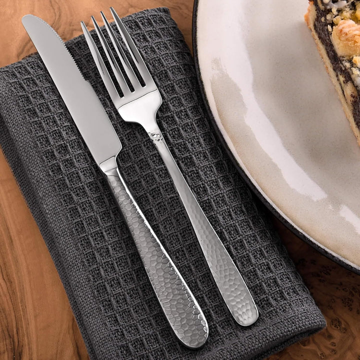 GRÄWE Besteckset für 6 Personen aus Edelstahl, Essbesteck, Tafelbesteck Set 24-teilig, spülmaschinen