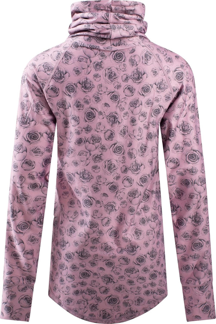 Eivy Damen Icecold Gaiter Top Yoga-Shirt XS Charcoal Woodrose, XS Charcoal Woodrose