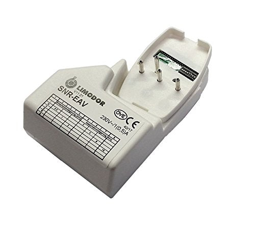 Timer-Modul SNR-EAV für Limodor F Typ D, einstellbare Einschalt- und Ausschaltverzögerung White
