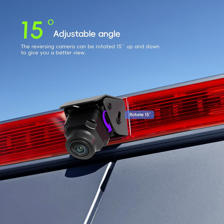 Rückfahrkamera für Peugeot Partner 2008-2020/Citroen Berlingo 2008-2020 Drittes Bremslicht Kamera mi